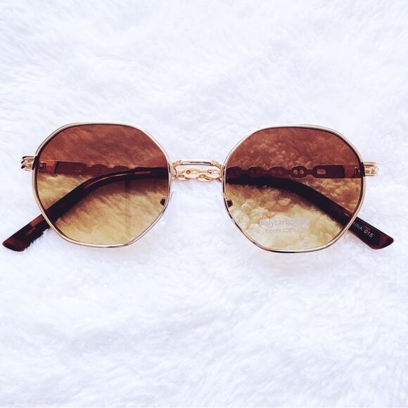 Phoebe Brown Geometric Sunglasses - Picture 1 of 13